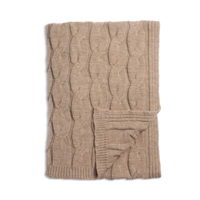 Cable Knit Throw - Exclusive 