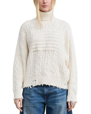 Shadow Flag Cotton Turtleneck Sweater