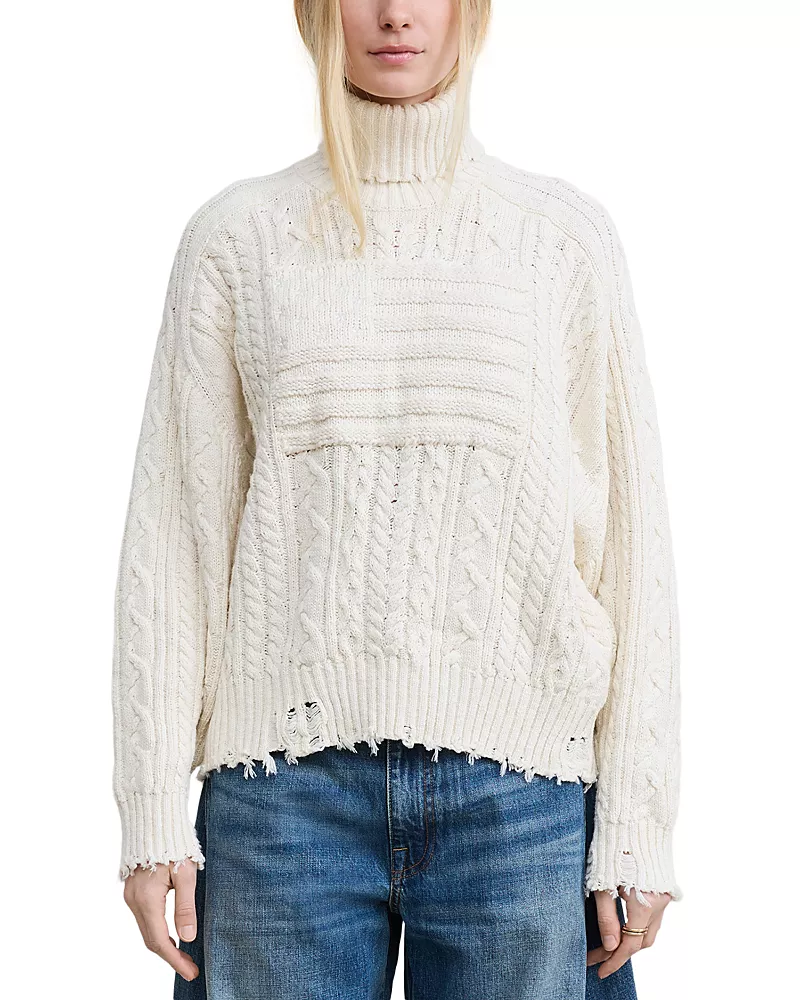 Denimist Shadow Flag Turtleneck Sweater