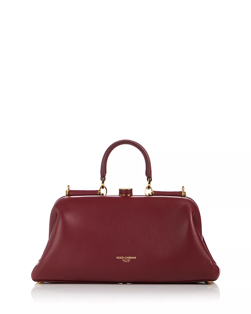 Dolce & Gabbana Grandma Leather Top Handle Bag