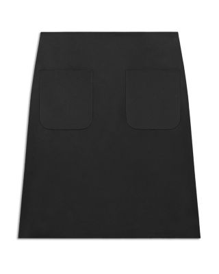 Satin Pencil Skirt