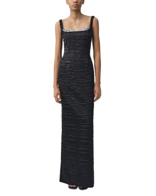 Martina Embellished Satin Gown