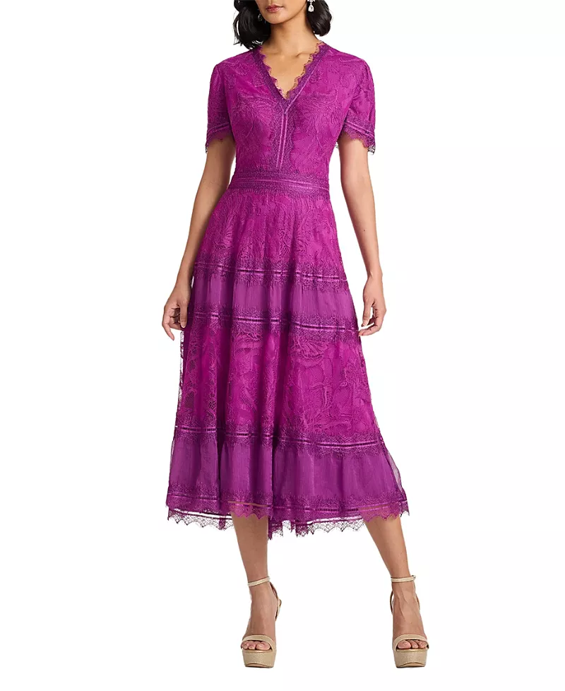 Tadashi Shoji Beatrice Tea-Length Dress