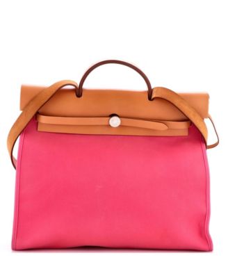 39 Herbag Zip Leather and Toile