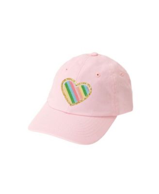 Girls' Rainbow Heart Patch Baseball Hat - Little Kid, Big Kid