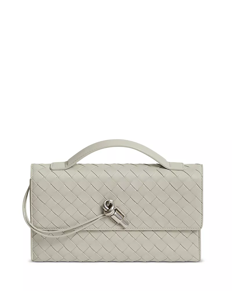 Bottega Veneta Andiamo Intrecciato Top Handle Bag