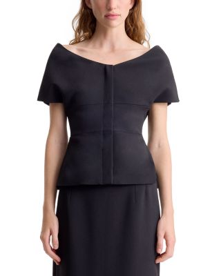 Dalia Paneled Off-the-Shoulder Top