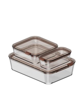  Stack Large Glass Food Storage Container, Family Set