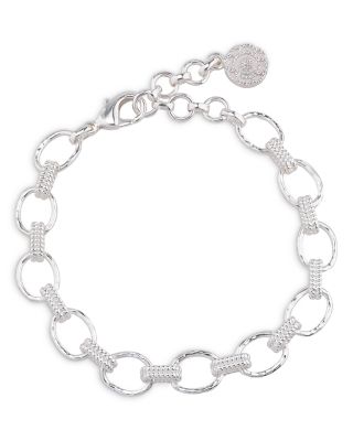 Cleopatra Hammered Small Link Bracelet
