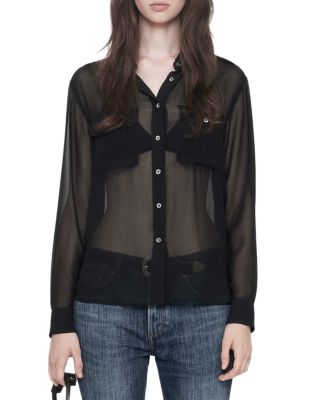 Maven Sheer Military Shirt
