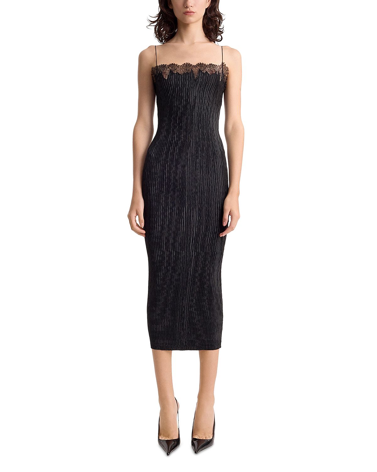 Fforme Lumi Long Pleated Dress