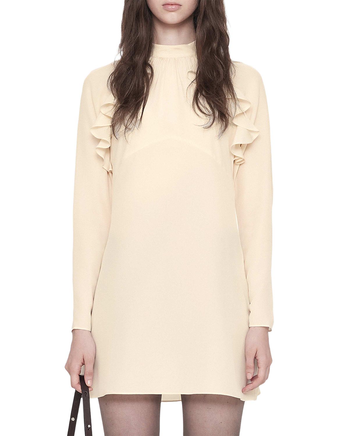 Allsaints Clarisse Silk Mini Dress