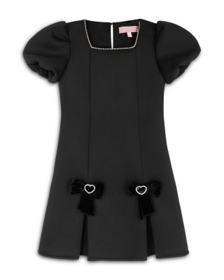 Girls' Embellished Puff Sleeve Dress - Big Kid