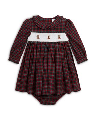 Girls' Dog Plaid Poplin Dress & Bloomer Set - Baby