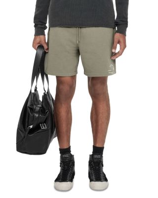 Allsaints Raphy Cotton 6.7 Drawstring Shorts