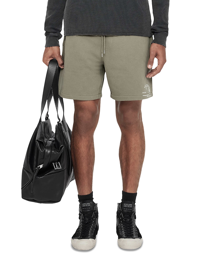 Allsaints Raphy Cotton 6.7 Drawstring Shorts