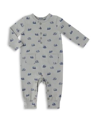 Pehr Boys' Essentials Henley Patch Pocket Romper - Baby