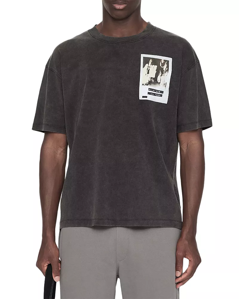 Allsaints Ny City Short Sleeve Crewneck Tee