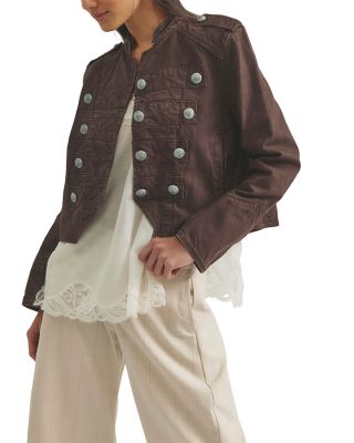 Ryland Cotton Blend Band Jacket