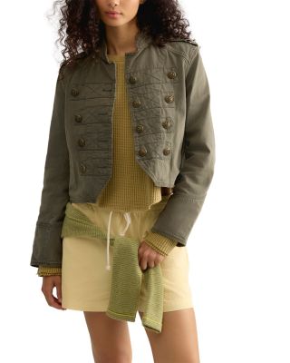 Ryland Cotton Blend Band Jacket