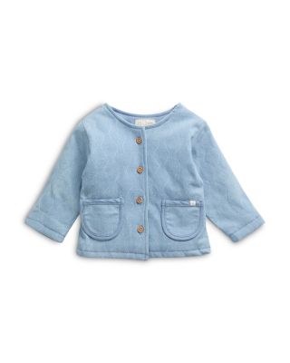 Unisex Cotton Blend Denim Quilted Jacket - Baby