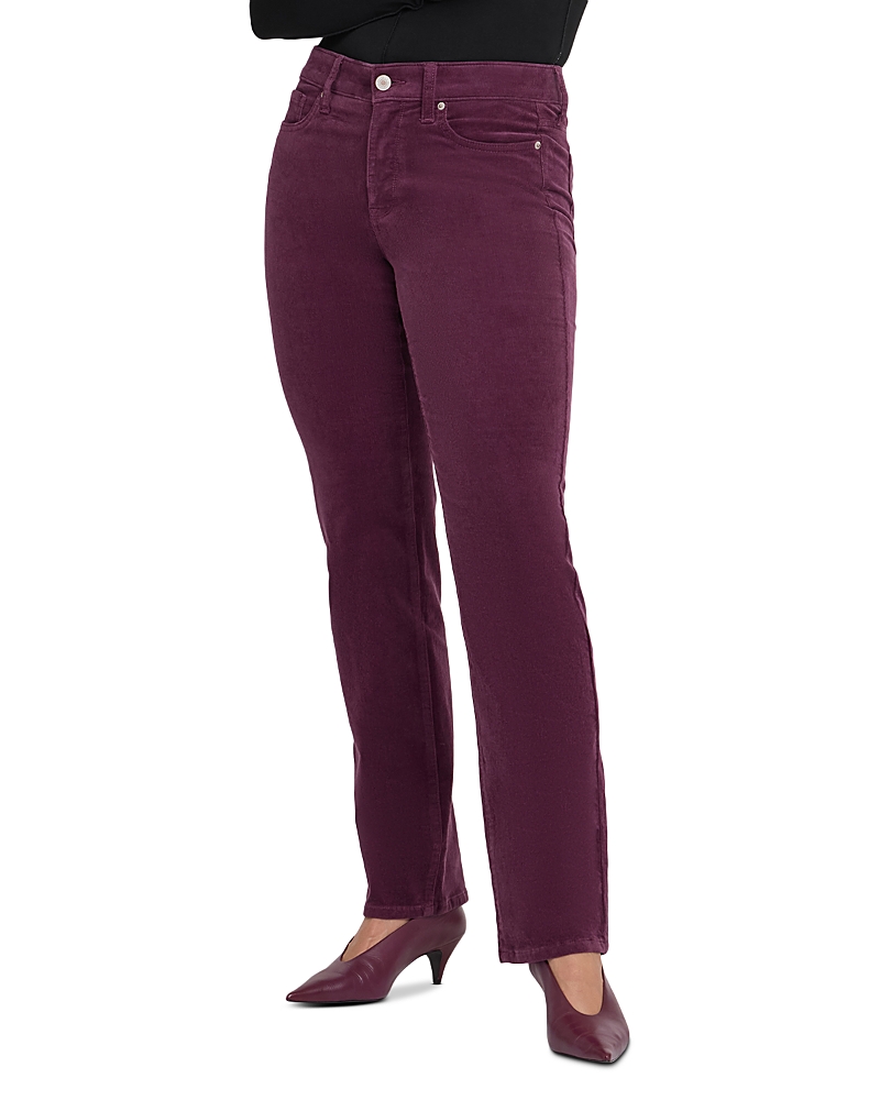 Nydj Marilyn High Rise Straight Leg Corduroy Pants