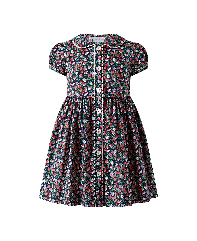 Rachel Riley Girls' Primrose Button-Front Dress - Little Kid, Big Kid