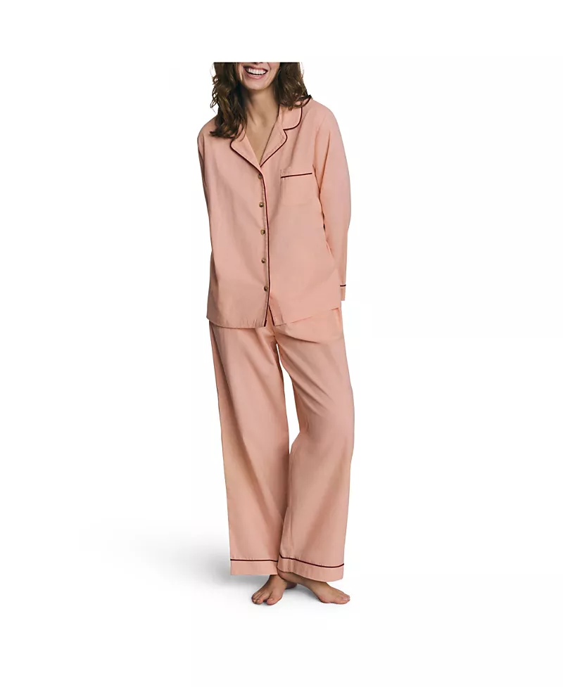 Piglet in Bed Plain Linen Blend Trouser Set