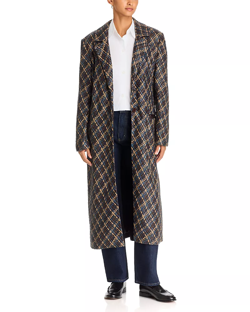 Twp Crosshatch Leather Mattie Coat
