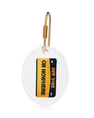 New York or Nowhere Embroidered Bag Charm
