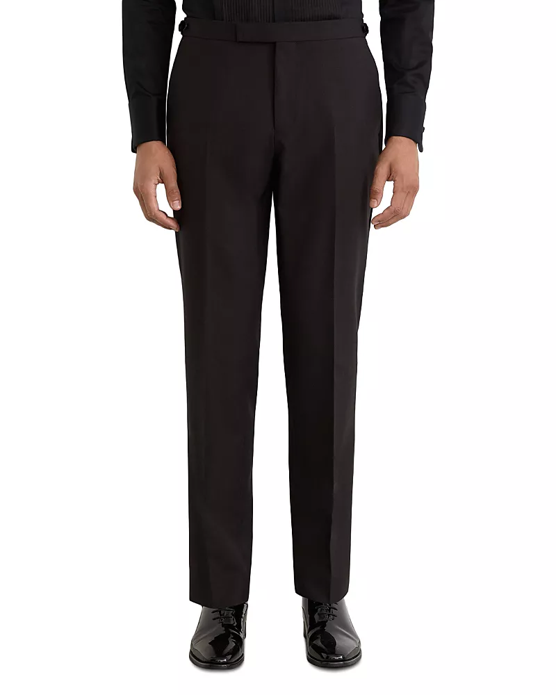 Reiss Wool Classic Fit Tuxedo Suit Trousers
