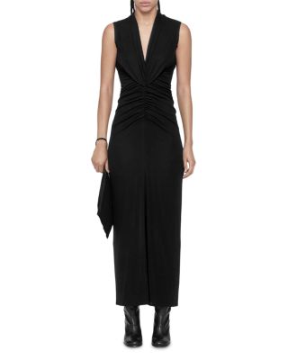 Allsaints Dariya Draped Neck Maxi Dress