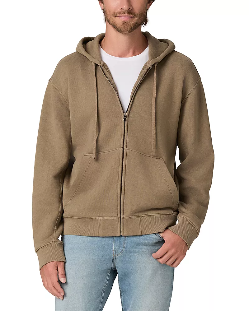 Paige Avon Full Zip Cotton Hooded Sweatshirt
