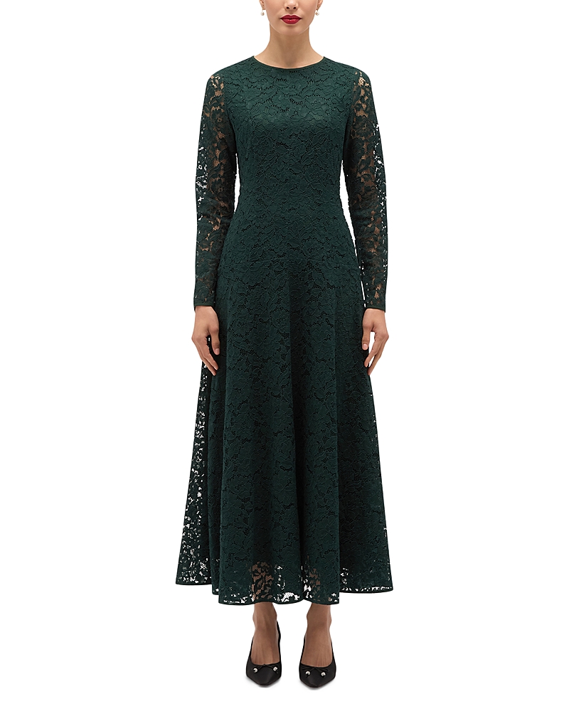 Hobbs London Ashdown Lace Midi Dress