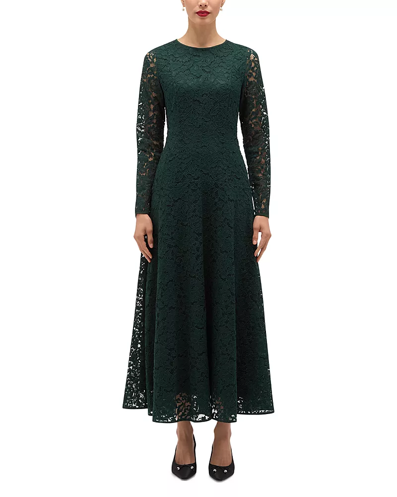 Hobbs London Ashdown Lace Midi Dress