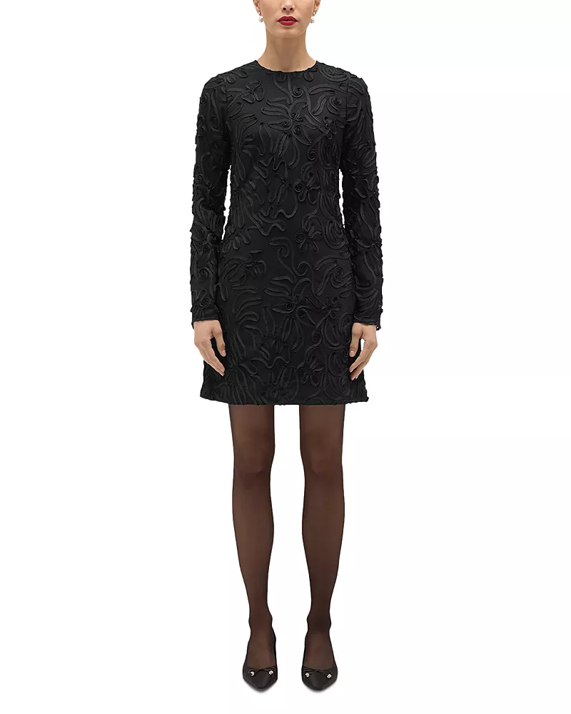Hobbs London Rutherford Textured Mini Dress