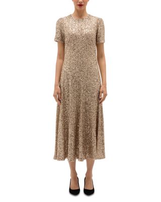 Saffie Sequin Midi Dress