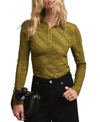 Women's Lace Detail Top