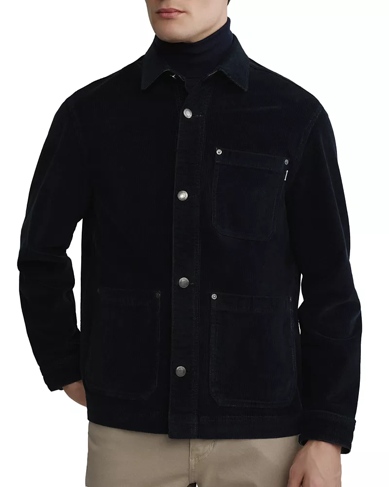 DL1961 Boxy Fit Corduroy Shirt Jacket
