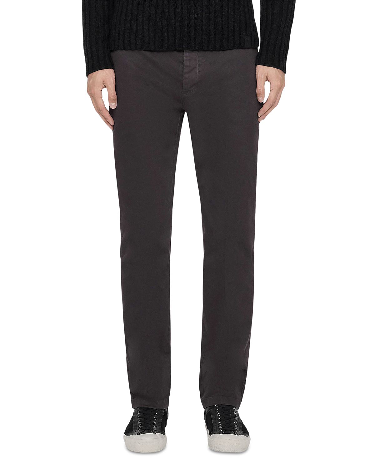 Allsaints Tower Stretch Cotton Straight Leg Chinos