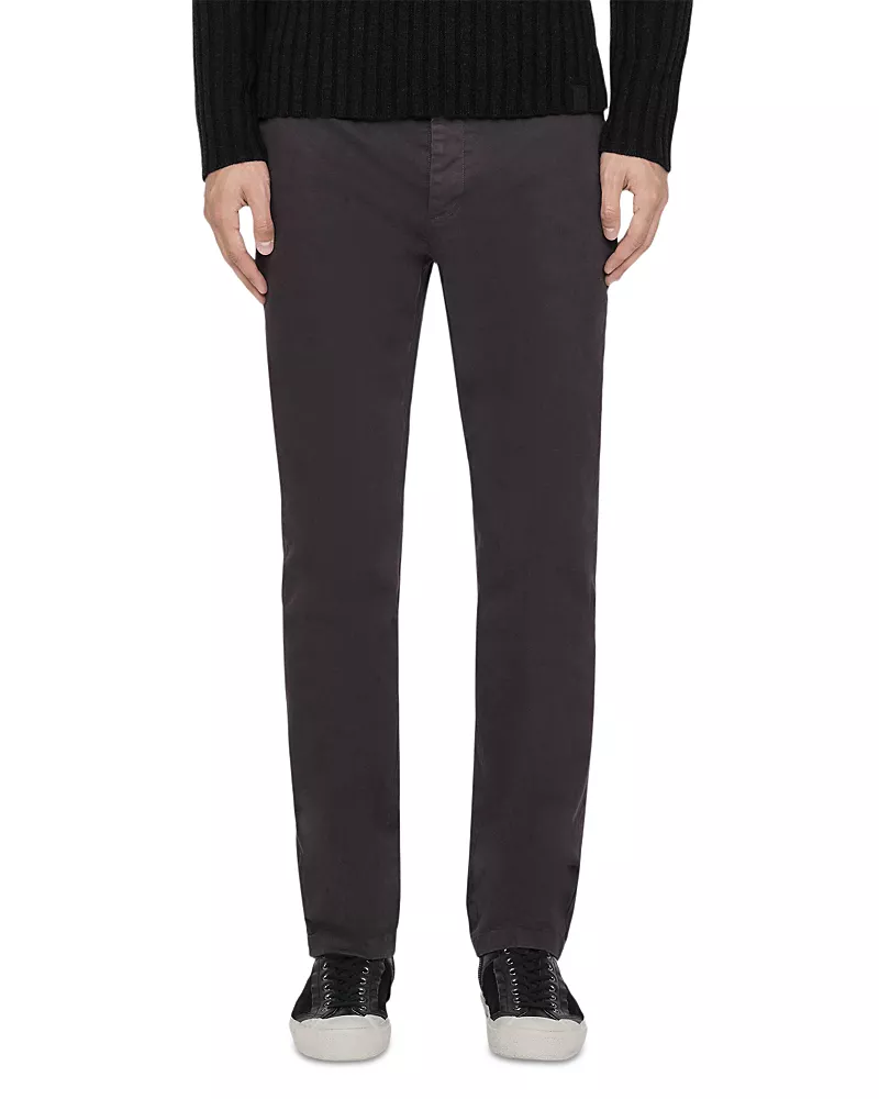 Allsaints Tower Stretch Cotton Straight Leg Chinos