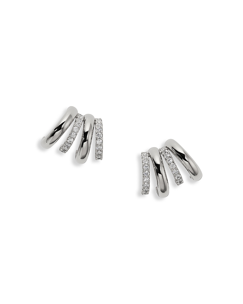 Nadri Muse Multi J Stud Earrings