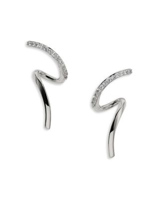 Nadri Muse Twirl Stud Earrings
