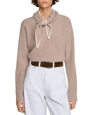 Amara Wool & Cashmere Bandana Sweater 