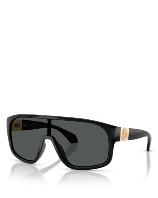 Rectangular Shield Sunglasses, 131mm