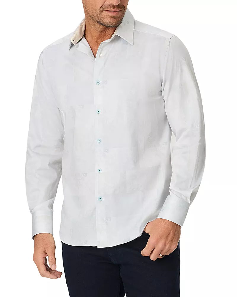 Robert Graham Ferris Long Sleeve Cotton Shirt