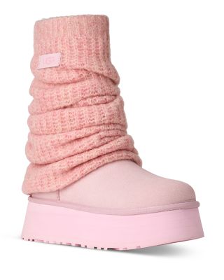 Women's Classic Mini Dipper Legwarmer Suede Boots