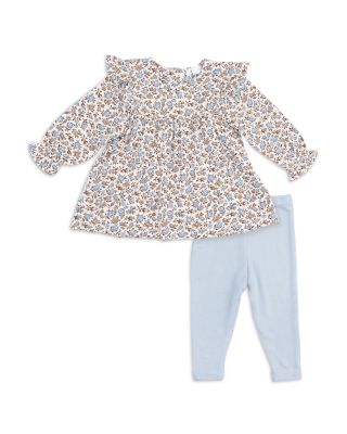 Girls' Hazel Floral Ruffled Tunic & Leggings Set - Baby