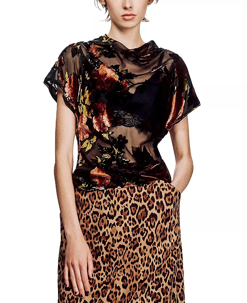 Anna Sui Folia Devore Top