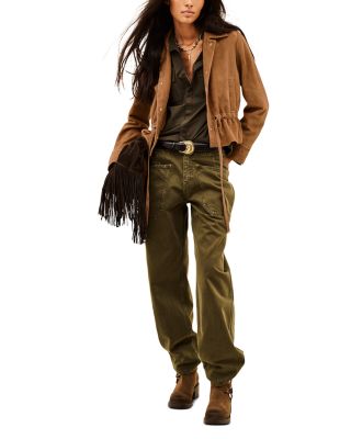 Manita Suede Drawstring Jacket - thumbnail 2